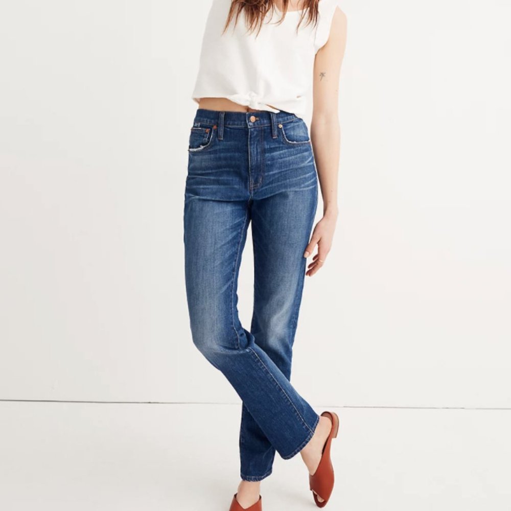 Madewell High- Rise Slim Boy Jean